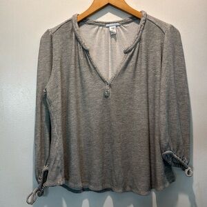 Eberjey Split Neck Pajama Top